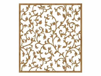 Decorative panel STL 3D model 53