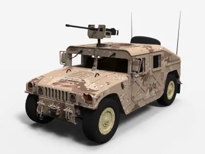 Humvee 3D print model