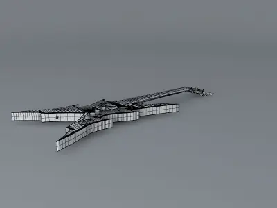 Reaper guitar Free 3D model