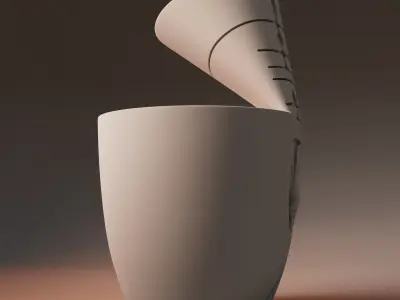 Nefertiti queen plant pot 3D print model