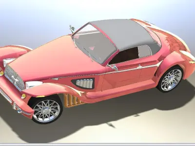 Classica  sports car 3D model