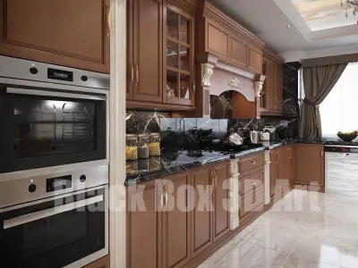 kitchen design 3D model