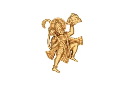 Hanuman pendant 3D print model