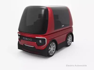 Electric concept  car ROBOID 3D model
