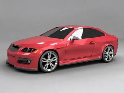 Sports car concept 3D model