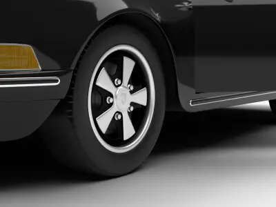 Porsche 911 Targa 1967 HQ 3d model  3D model