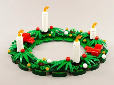 TwindBricks3D - 40426 Christmas Wreath 2-in-1 3D print model