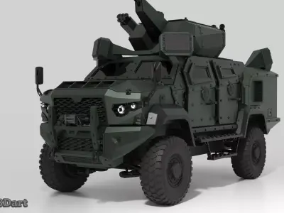 DT Wolf Vehicle 3D print model 3D print model