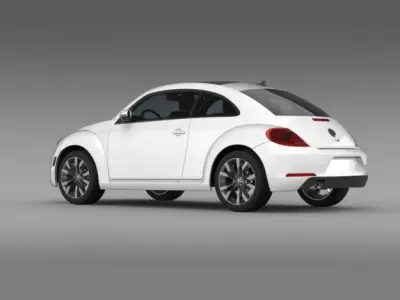 VW Beetle TDI 2013 3D model
