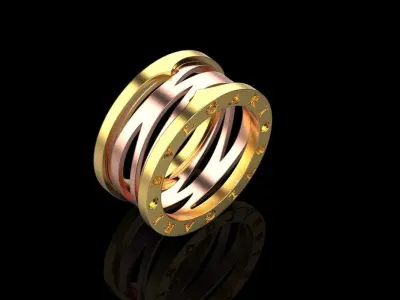 Bvlgari ring   model 265 3D print model