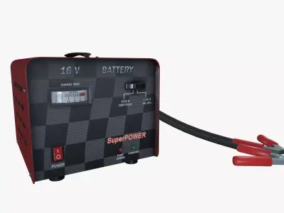 Racing Battery 3D model