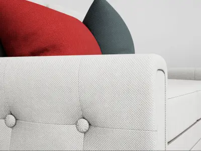 Harvey Sofa Classic UE4 Low-poly 3D model