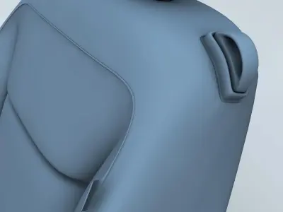 Realistic Car seat 3D model
