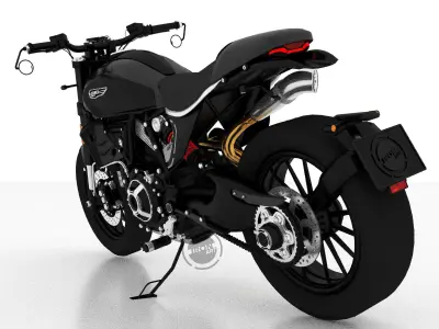 Ducati Scrambler Next Gen 3D model