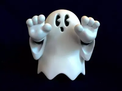 Lil Ghosty toy 3D print model