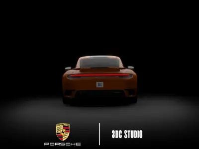 Porsche 911 turbo s 2018  3D model