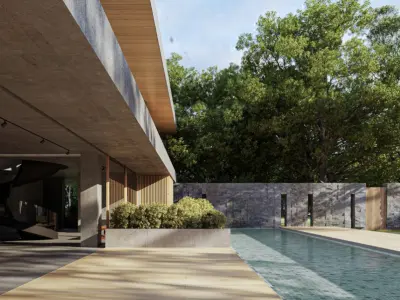  Villa Exterior Model 3D model