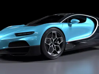 Bugatti Tourbillon 3D model