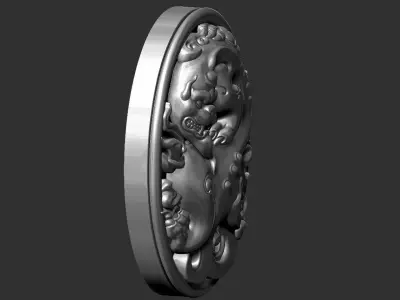 ancient oriental dragon 3D print model