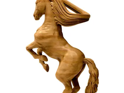 3D Model STL Stair Railing 3D model