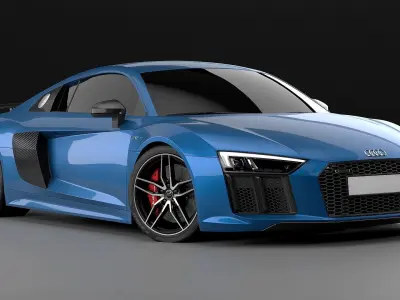 2016 Audi R8 V10 Plus 3D model
