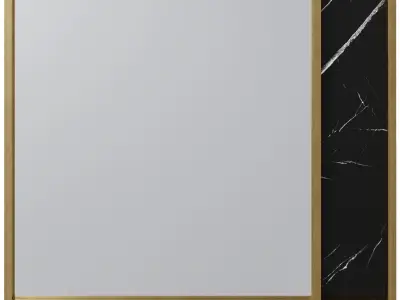 Wall Mirror Cesaro By Kare Design 3D model