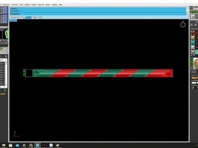 Decorative Rectangular Link Chain Jewelry Model  4193 3D print model