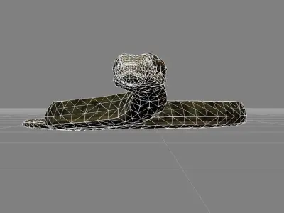 Anaconda v1234 animal Low-poly 3D model