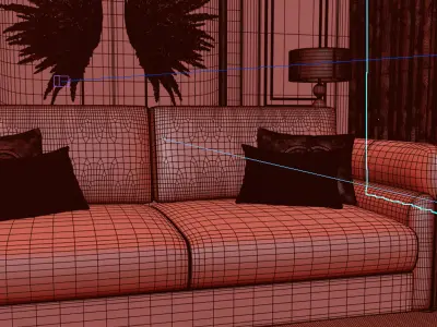 interior 009 3D model