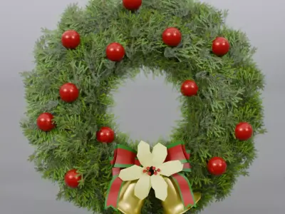 Garland Christmas 3D model