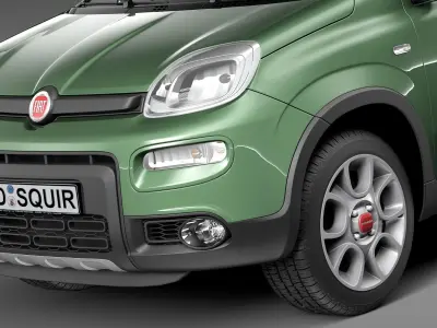 Fiat Panda 4x4 2013 3D model