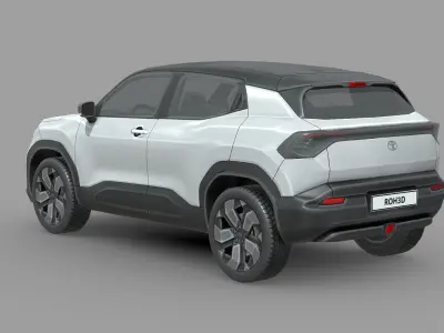 Toyota Urban Cruiser 2025 Low-poly 3D model