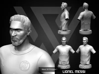 Lionel Messi 3D Printable Collection