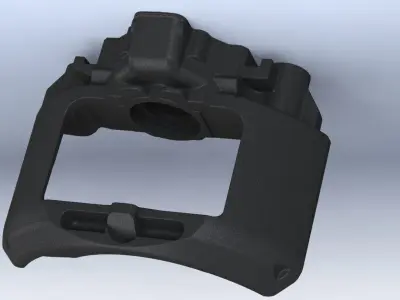 MAN BRAKE CALIPER 81 50804 6088 BODY 3D REVERSE ENGINEERING 3D print model