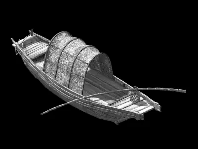 Game Journey to the West - Boat 3D model