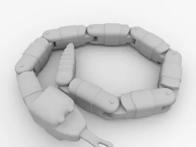 Toy Snake 3D model