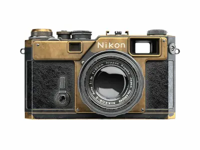 Nikon S3 Film Camera 3D model