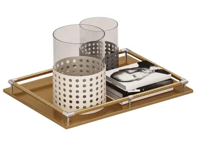 Mimosa Large Moka Giobagnara 3D model