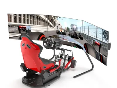 Racing Game Simulator 3D model