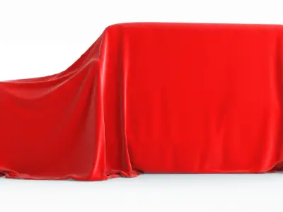 Cover Car Jeep Low-poly 3D model