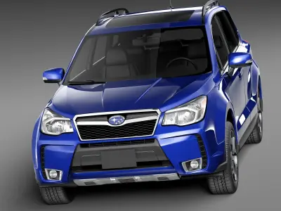 Subaru - Forester 2014 3D model