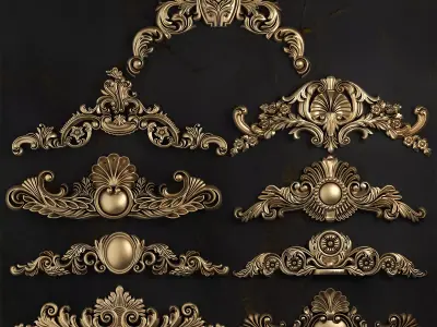 Ornament Pack 1 3D model