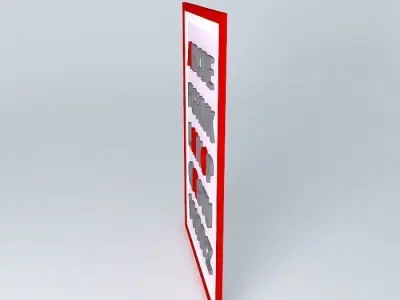 Framed picture Free 3D model