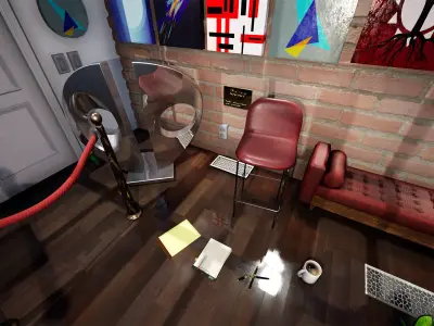 Art Gallery  Prop Package Low-poly 3D model