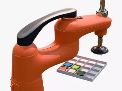 SCARA Robot with Vacuum Gripper M1 3D model