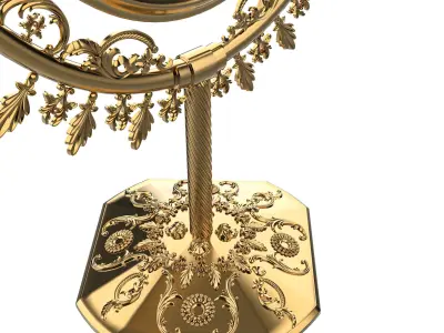 Antique Mirror 3D model buy
