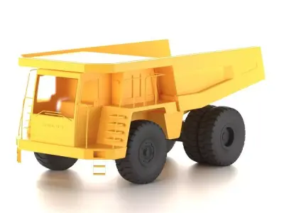 mining truck toy 3D model
