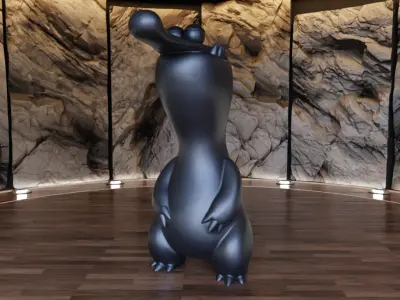 Dinosaur Creature Figure Fan Art Toy  3D print model