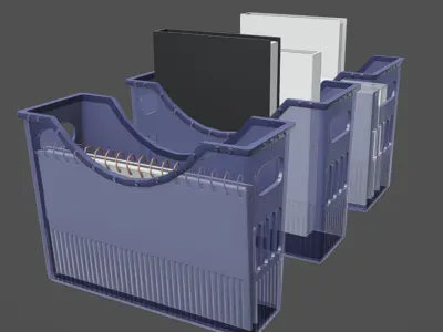 Office Tools 05 Low-poly 3D model