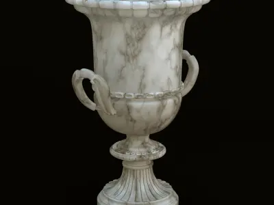 Planter antique urn 3D model